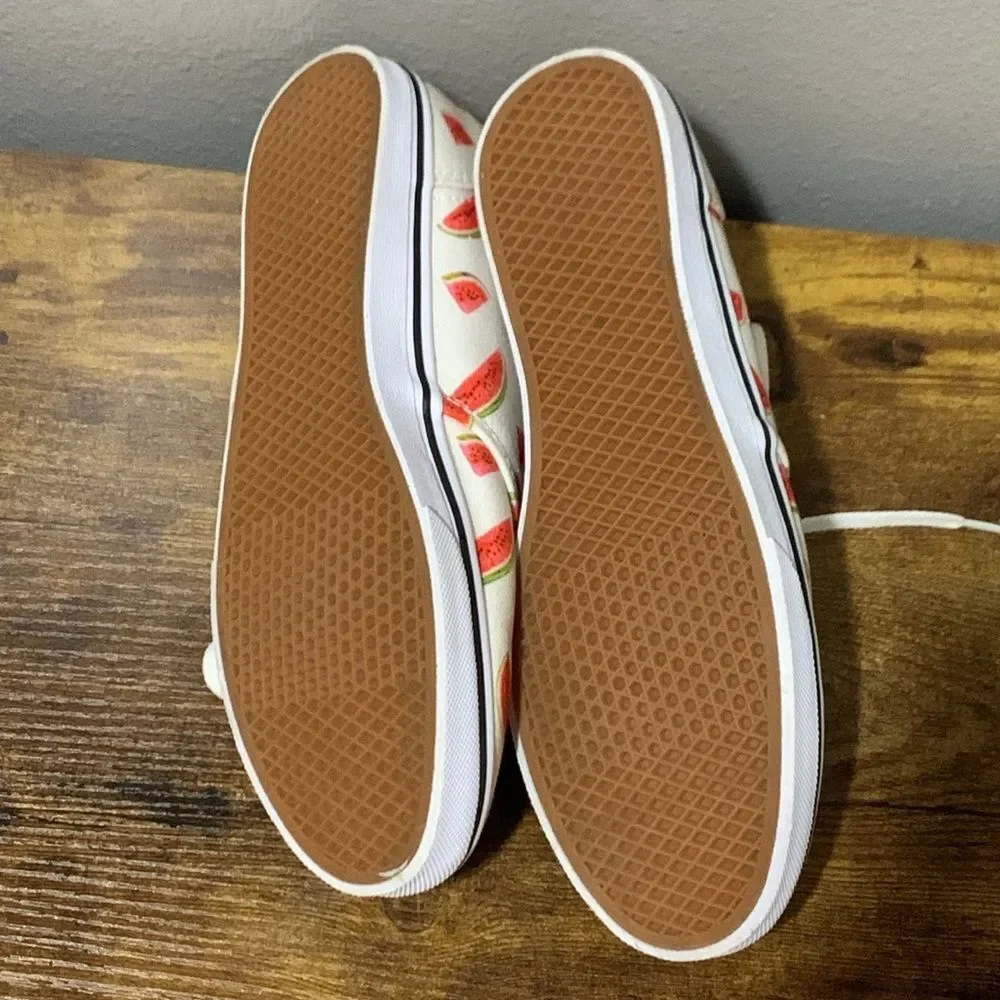 Vans White Atwood Low Watermelon Shoe Size 8 - Picture 6 of 7
